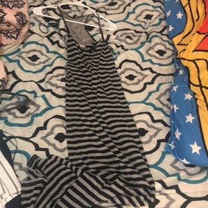Striped maxi dress